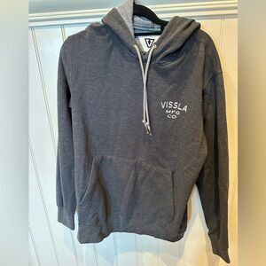 VISSLA Boys Men’s Size Medium Grey & White Hoodie